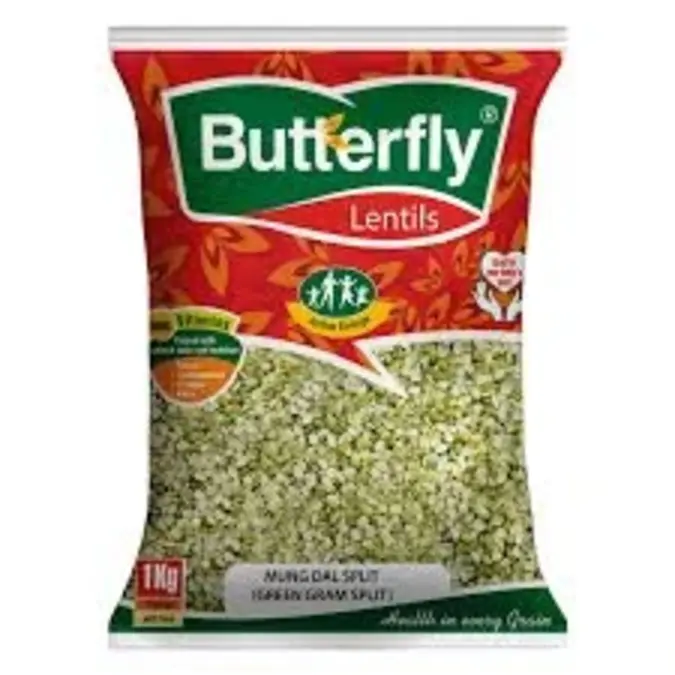 Butterfly Lentils Mung Dal Split (Green Grams Split) 1Kg